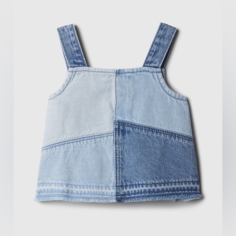 Baby GAP Denim Patchwork Top